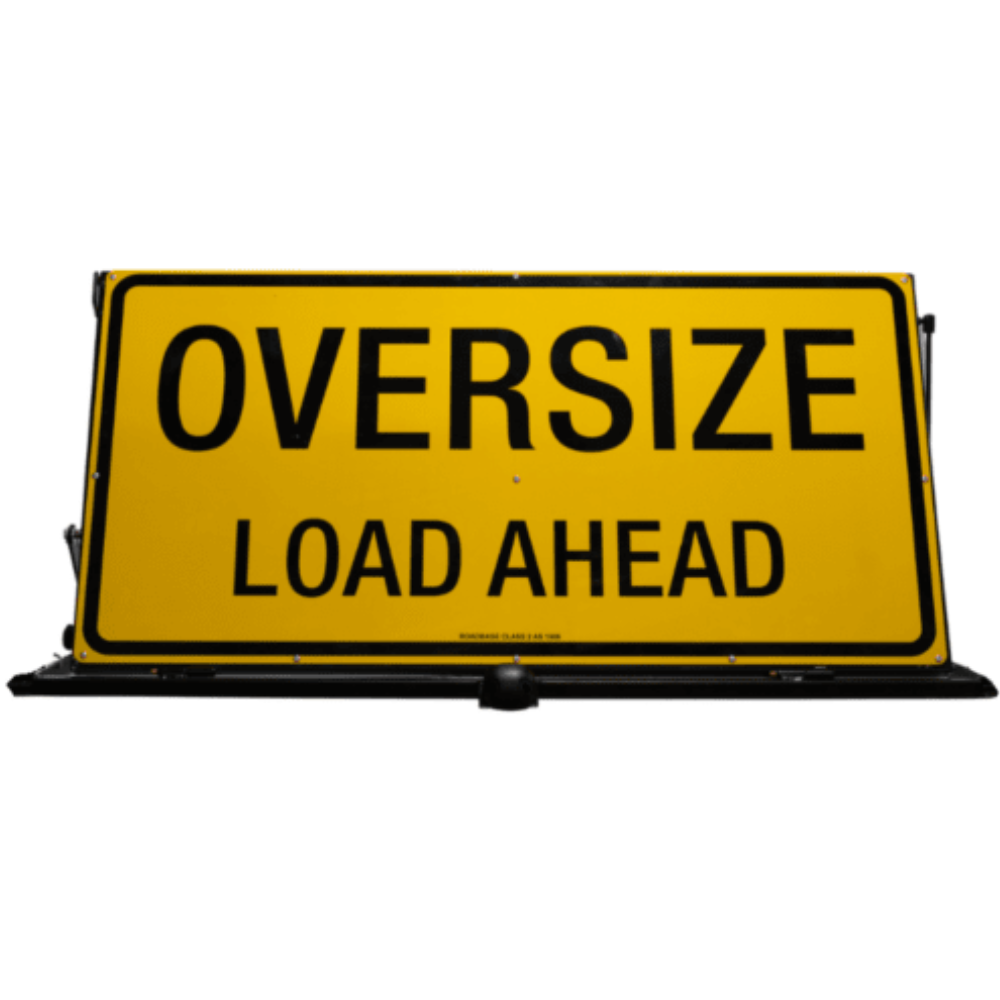 Reflective Pilot Aluminum Oversize Load Ahead Sign - 